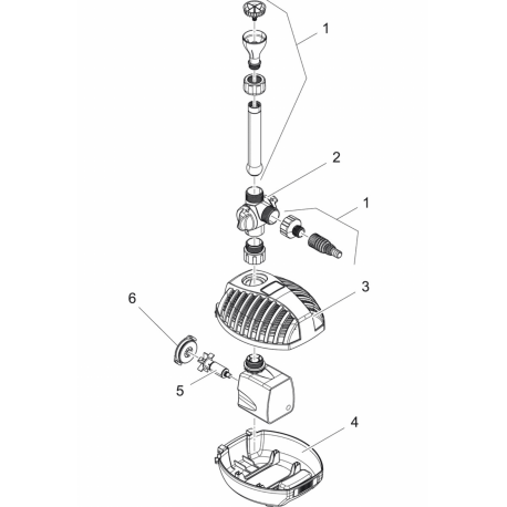 Oase Corps de pompe de rechange pour Aquarius Fountain Set Classic 750 / 1000O et Oase Filtral UVC 1500 / 2500 