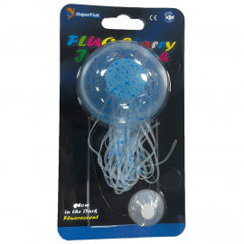SUPERFISH FLUO STARRY JELLYFISH BLEU L - Décoration fluo