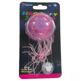 SUPERFISH FLUO STARRY JELLYFISH ROSE L - Décoration fluo