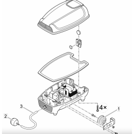 Oase Set de membranes de rechange pour Oase Aqua Oxy 250
