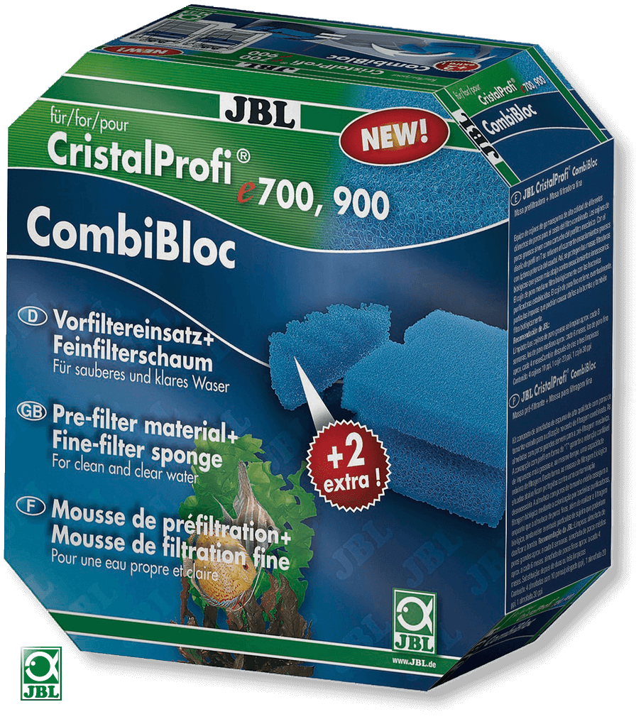02 Kit de pré-filtration et mousse filtrante pour filtre CristalProfi e JBL CombiBloc II CristalProfi e4/7/902 