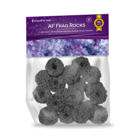 Aquaforest AF Frag Rocks Black 24 Pcs