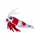 Ceramic Nature Peluche Red Crystal Shrimp