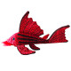 Ceramic Nature Peluche Pseudacanthicus Crimson Pleco