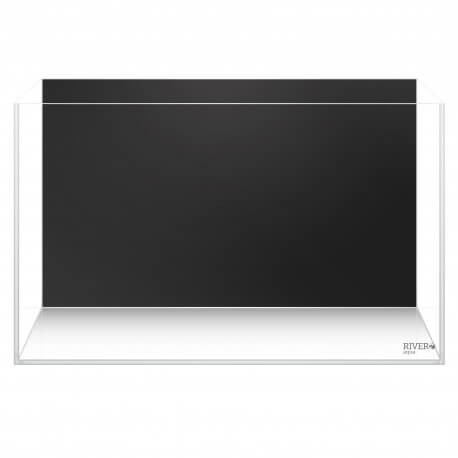 River Aqua Tank OptiWhite Black Background 30X30X30cm 4mm - 27 litres