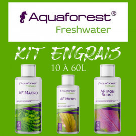 AquaForest Kit de base d'engrais pour aquarium de 10 à 60L