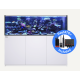 Red Sea Reefer™ Deluxe 750 G2+ Blanc (Aquarium + meuble + 4 ReefLED 90 et 4 potences)