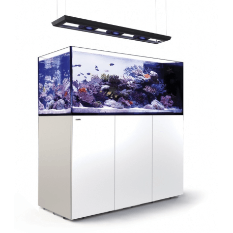 Red Sea Reefer™ Peninsula Deluxe S 700 G2+ Blanc (Aquarium + meuble + 2 ReefLED 160S + rampe suspendue)
