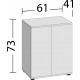 Meuble SBX Juwel Lido 120 Gris