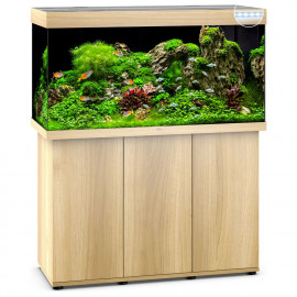 JUWEL Ensemble complet Aquarium + Meuble Rio 350 LED Chêne Clair