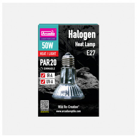 ARCADIA HALOGEN BASKING SPOT (E27) 50 WATT - Spot halogène