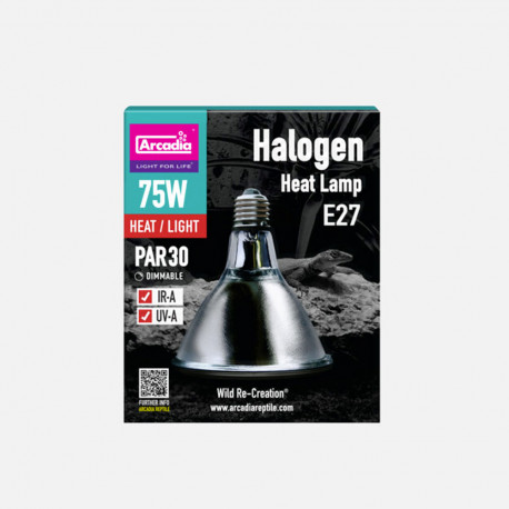 ARCADIA HALOGEN BASKING SPOT (E27) 75 WATT - Spot halogène