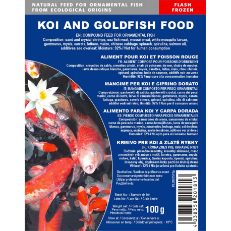 Koi and Goldfish Special frozen-blister 100g