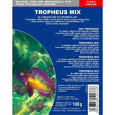 Tropheusmix frozen-blister 100g