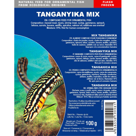 Tanganjikamix frozen-blister 100g