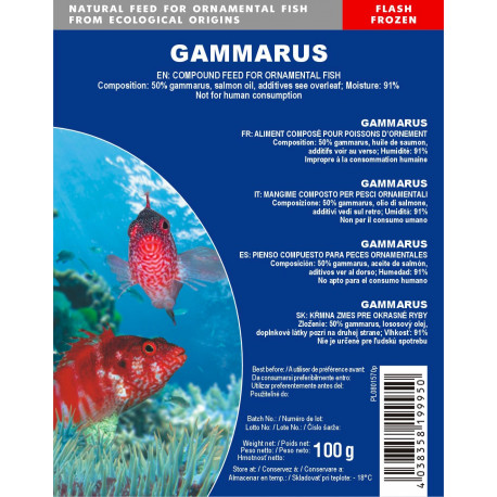 Gammarus frozen-blister 100g