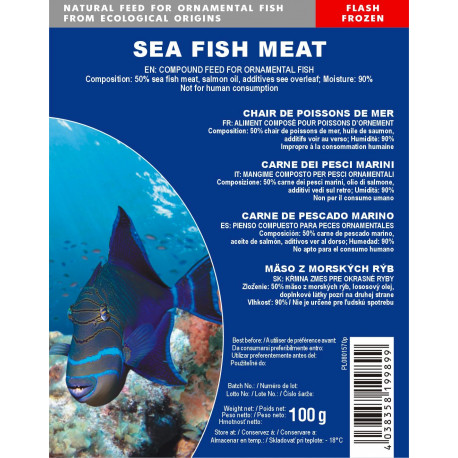 Sea Fish Meat frozen-blister 100g