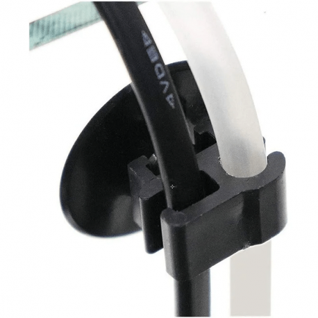 Aquaplante Ventouse Support Tuyau Air / CO2 / Electrique pour aquarium - Ventouse