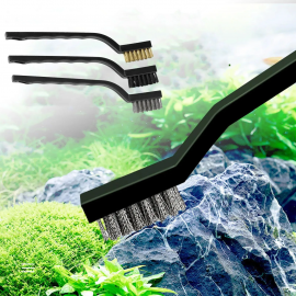 Aquaplante Brosses (x 3 pièces) - Brosse de nettoyage pour aquarium