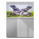 AQUAEL Glossy ST 100 gris - Ensemble aquarium + meuble