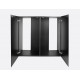 AQUAEL GLOSSY ST 100 noir - Ensemble aquarium + meuble