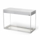 AQUAEL Glossy ST 100 Blanc - Ensemble aquarium + meuble