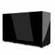 AQUAEL glossy st 120 Noir - Ensemble aquarium + meuble