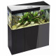 AQUAEL glossy st 120 Noir - Ensemble aquarium + meuble