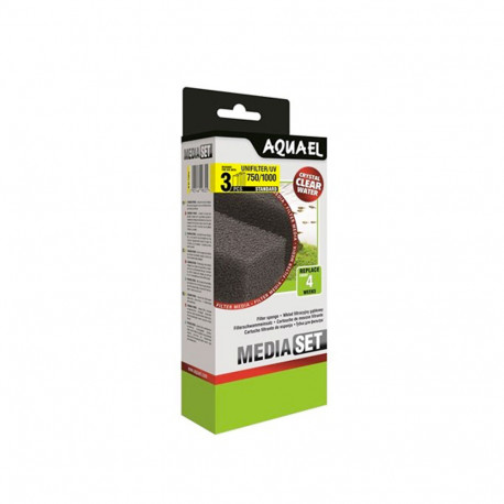 AQUAEL Mousses de rechange pour filtre UNIFILTER 750/1000/UV (3pc)