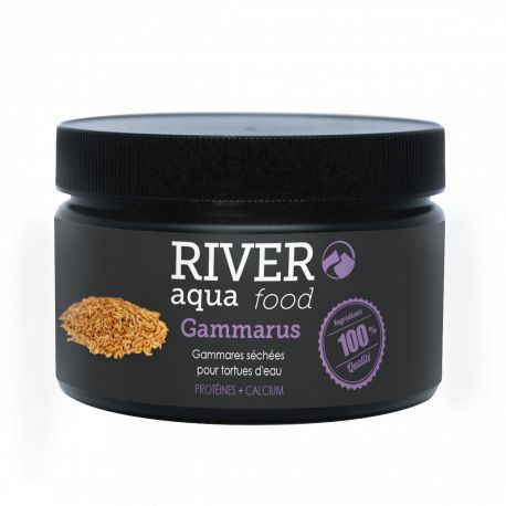 River Aqua Food Gammarus 250ml - Gammares séchées pour tortues d'eau