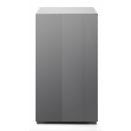 AQUAEL Meuble Glossy Cube Gris 50x50x90cm - Meuble aquarium