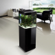 AQUAEL Meuble Glossy Cube Noir 50x50x90cm - Meuble aquarium