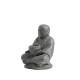 SEDA Moine assis avec pot pour Bougie 20 cm  - Décoration statue