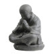 SEDA Moine assis 47 cm light - Décoration statue