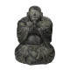 SEDA Moine assis Obèse 80 cm A Salutation - Décoration statue