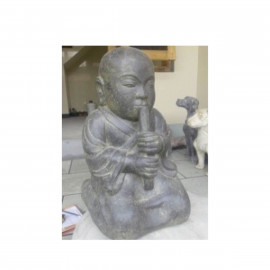 SEDA Moine 40 cm flûte - Décoration statue
