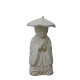 SEDA Moine Chapeau 60 cm White - Décoration statue
