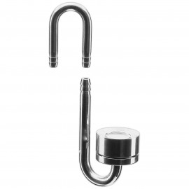 Aquaplante Diffuseur de CO2 en Inox + coude en U - Diffuseur CO2 pour petit aquarium