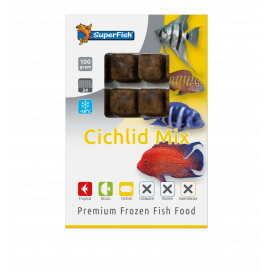SUPERFISH CICHLID MIX 100gr Lot de 10pcs (1Kg) - Nourriture congelée