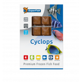 SUPERFISH CYCLOPS 100gr Lot de 10pcs (1Kg) - Nourriture congelée