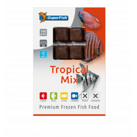 SUPERFISH TROPICAL MIX 100gr Lot de 22pcs (2,2Kg) - Nourriture congelée
