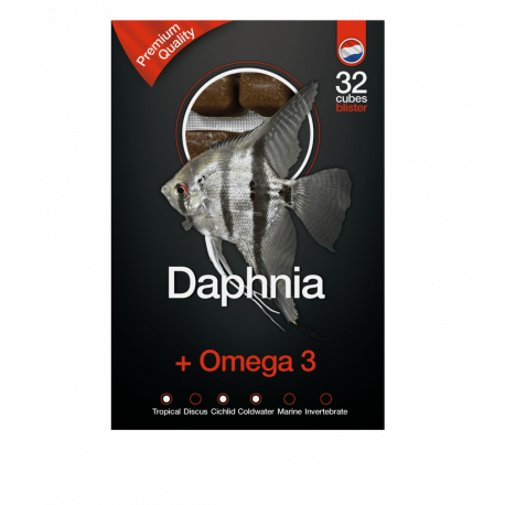 Dutch Select Daphnia & Omega3 100gr Lot de 10pcs (1Kg) - Nourriture congelée