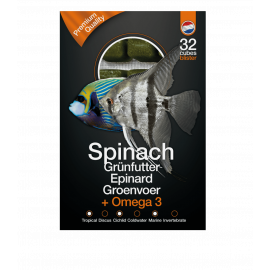 Dutch Select Epinard & Omega3 100gr Lot de 10pcs (1Kg) - Nourriture congelée