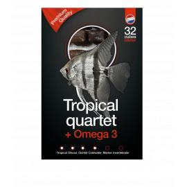 Dutch Select Tropical Quartet & Omega3 100gr Lot de 10pcs (1Kg) - Nourriture congelée