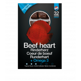 Dutch Select Coeur de boeuf & Omega3 100gr Lot de 10pcs (1Kg) - Nourriture congelée