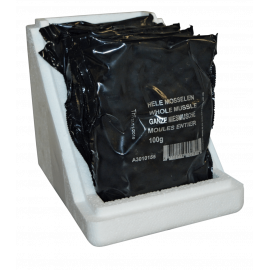 Dutch Select Moules Entieres 100gr Lot de 10pcs (1Kg) - Nourriture congelée