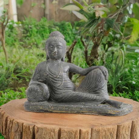SEDA Bouddha couché détendu 60 cm - Décoration statue