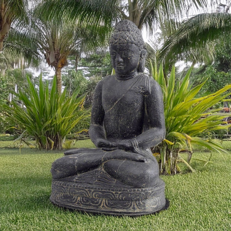 SEDA Bouddha assis 45 cm "E" Meditation - Décoration statue