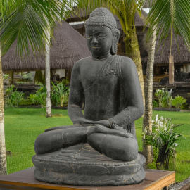SEDA Bouddha assis 60 cm "E" Meditation - Décoration statue