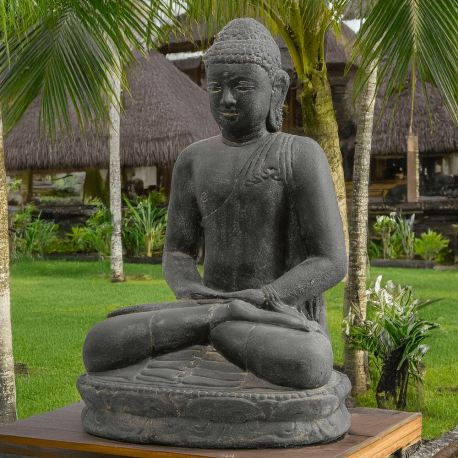 SEDA Bouddha assis 60 cm "E" Meditation - Décoration statue